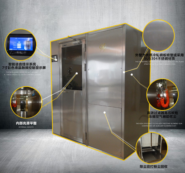 风淋室常见故障处理-风淋室外箱体维修-风淋室风机清洗