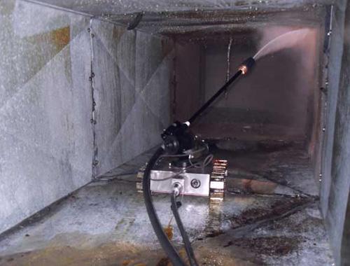 对油烟管道进行清洗有多少种方法呢?  厨房油烟管道清洗-机器人油烟管道清洗-空调油烟管道清洗