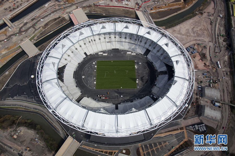 伦敦奥运会主体育场“伦敦碗”竣工 